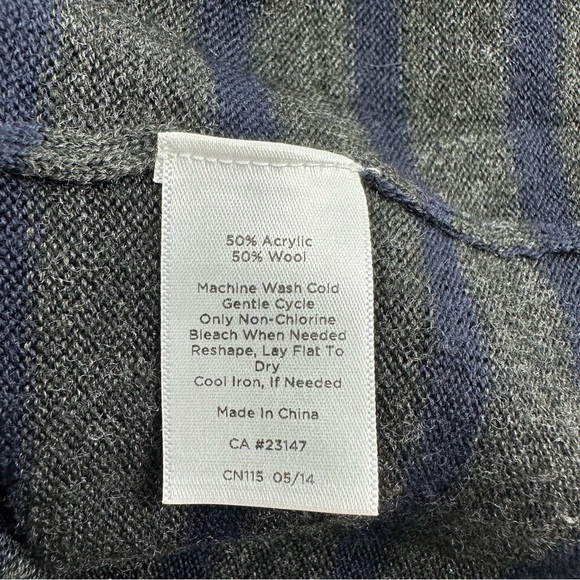 Talbots Striped Sweater Dress Women’s Small Long Sleeve Pockets Soft Wool Blend - Picture 8 of 10